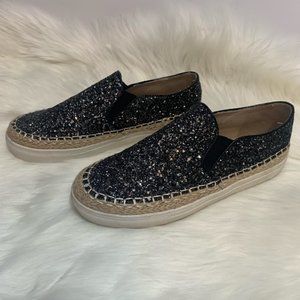 Henry Ferrera Ocean Club Glitter Slip On Sneaker